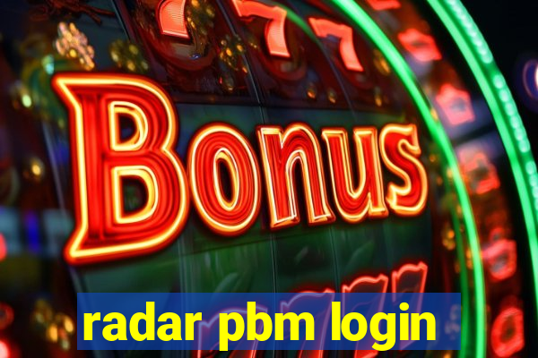 radar pbm login