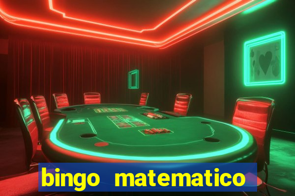 bingo matematico para ensino medio