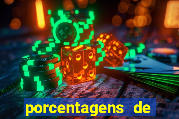 porcentagens de jogos pagantes