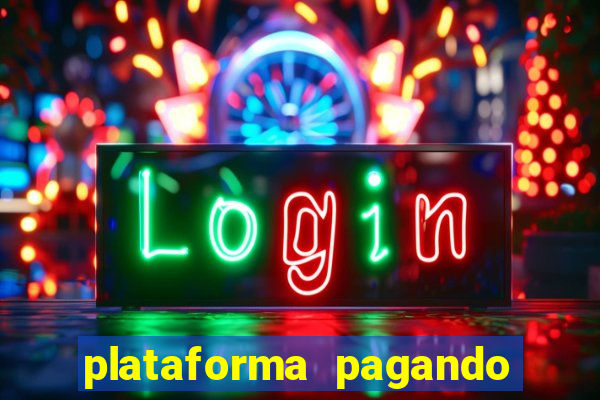 plataforma pagando bonus no cadastro