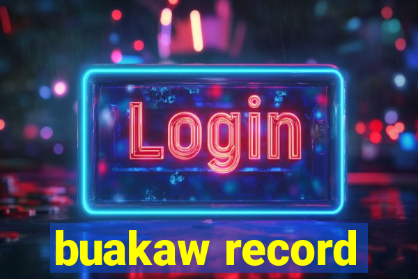 buakaw record