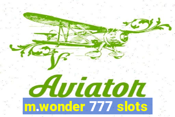 m.wonder 777 slots