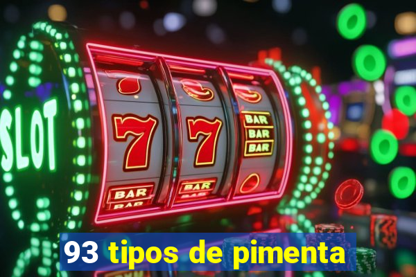 93 tipos de pimenta