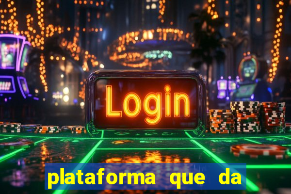 plataforma que da para depositar 1 real