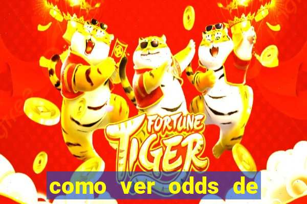 como ver odds de jogos passados